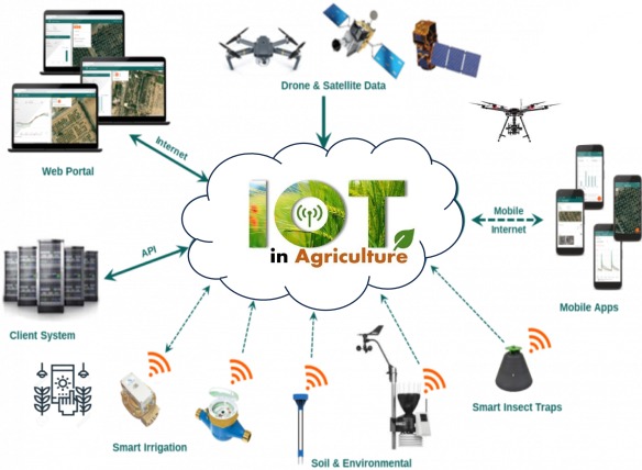 Using Drones And Apps Together for Smart Farming