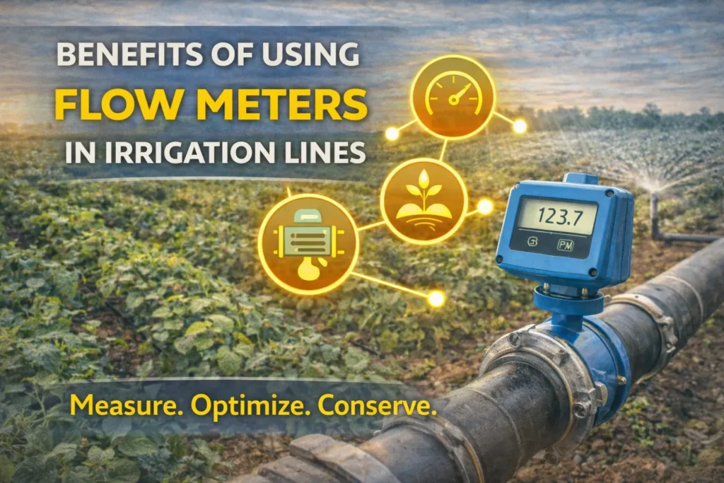 Benefits of Using Flow Meters in Irrigation Lines: Maximize Yield