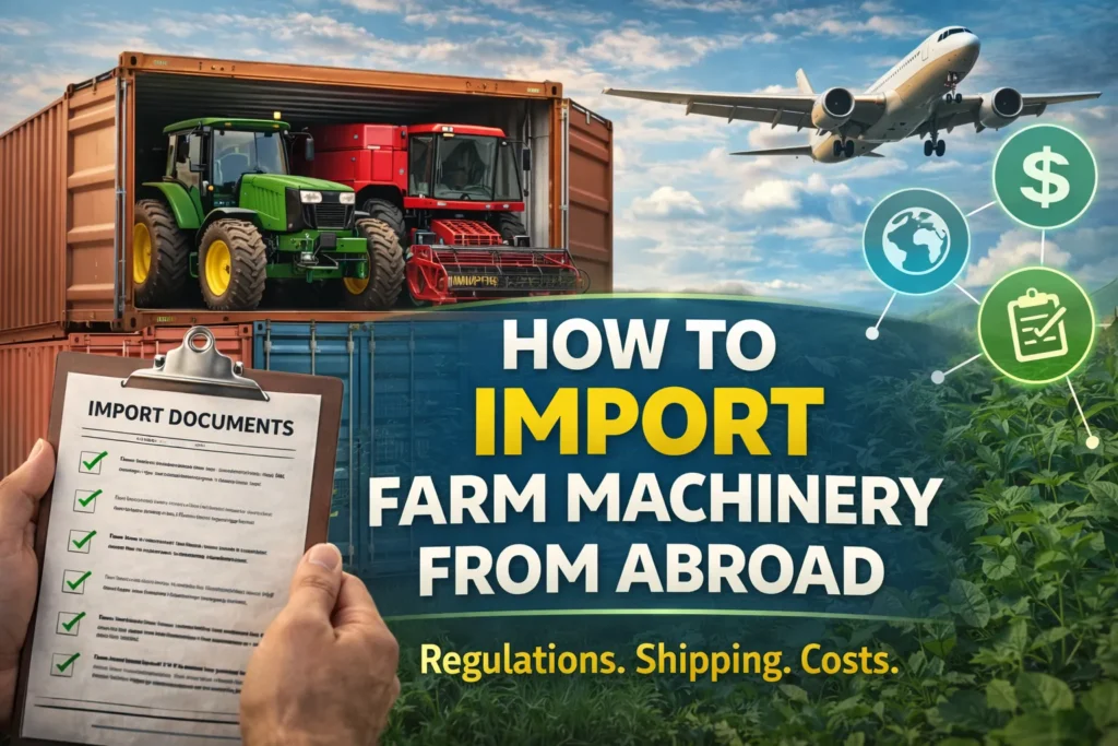 How to Import Farm Machinery from Abroad