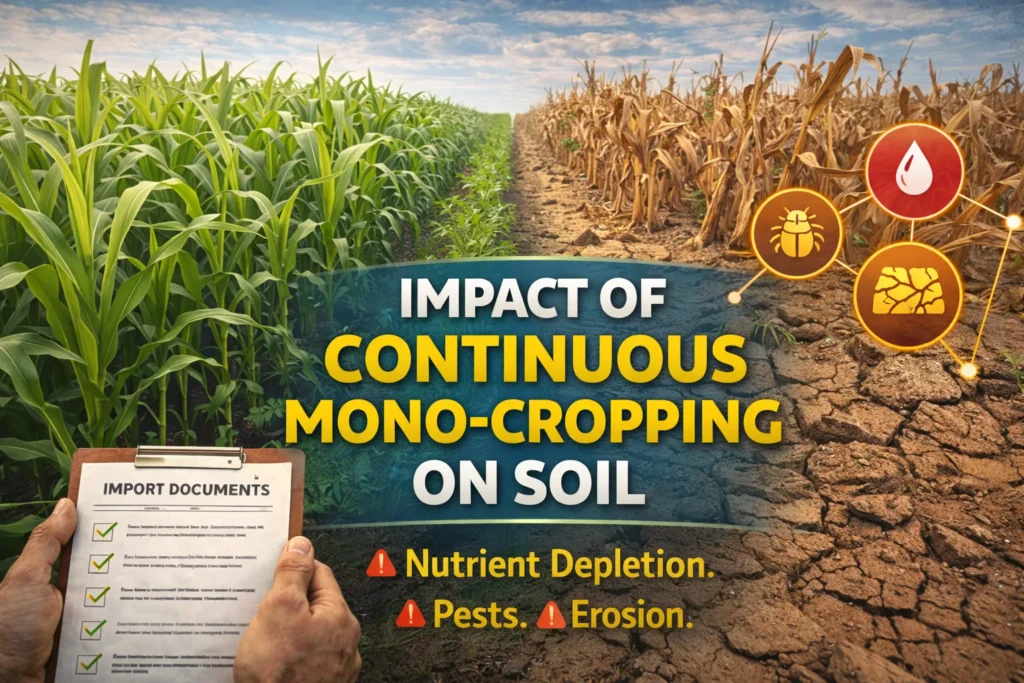 Impact of Continuous Mono-Cropping on Soil: Hidden Dangers