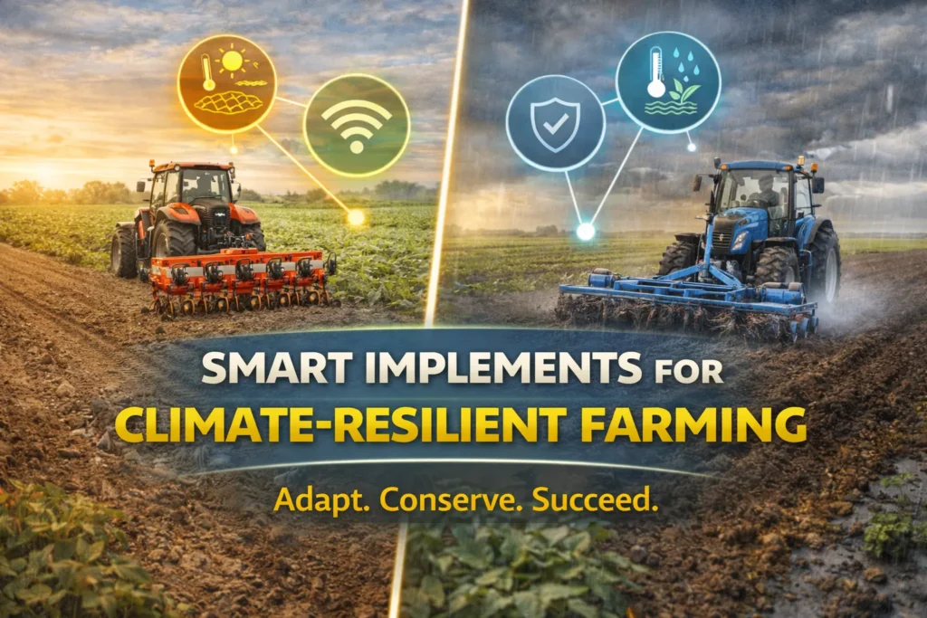 Smart Implements for Climate-Resilient Farming