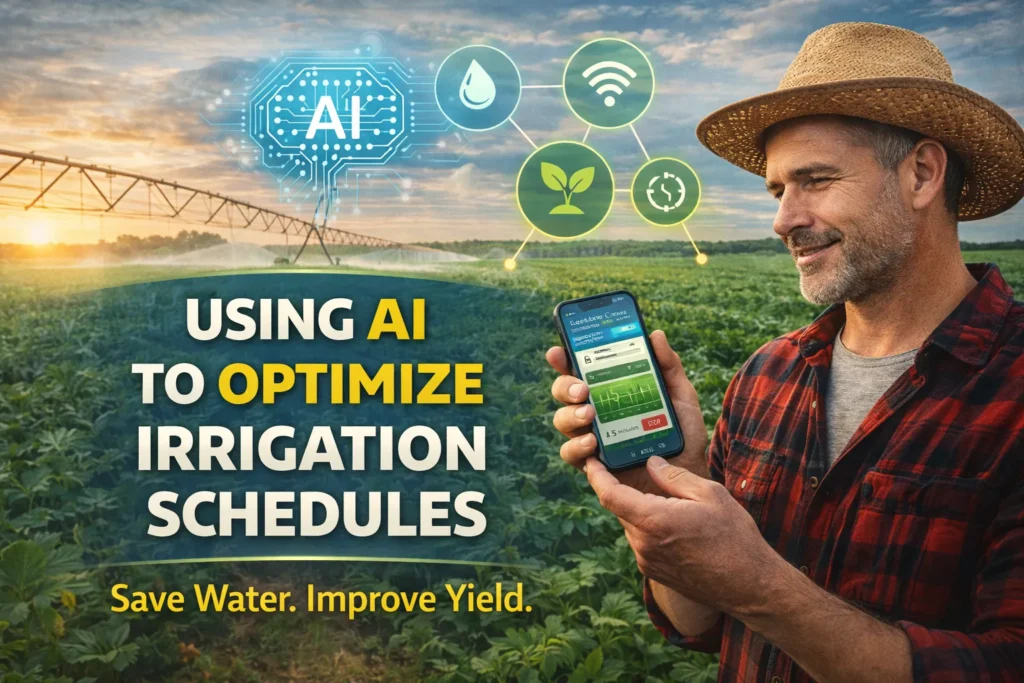 Using Ai to Optimize Irrigation Schedules: Boost Efficiency